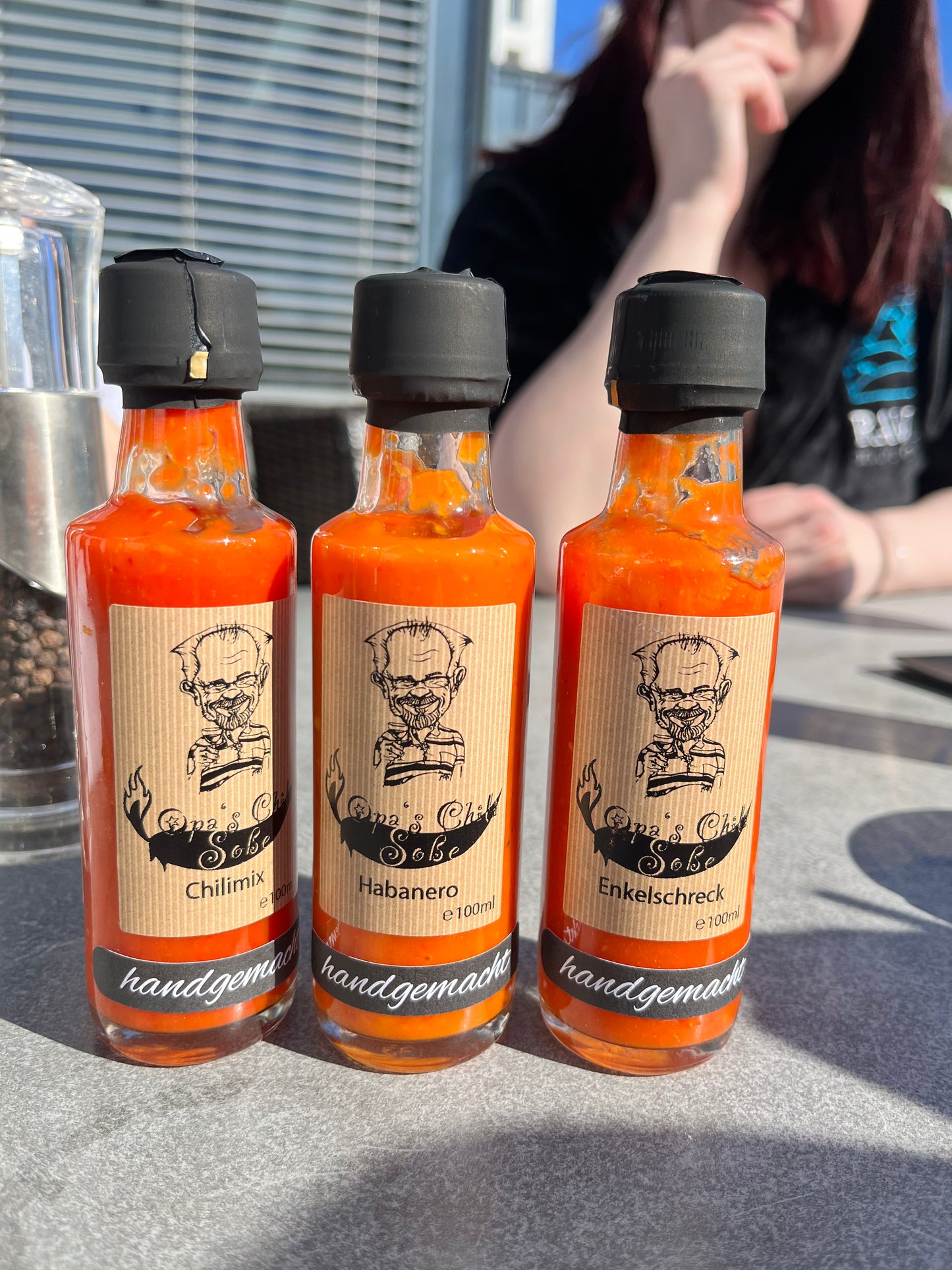 Opas Chiliset (klein) 3x Chilisaucen | 1x Chilipulver