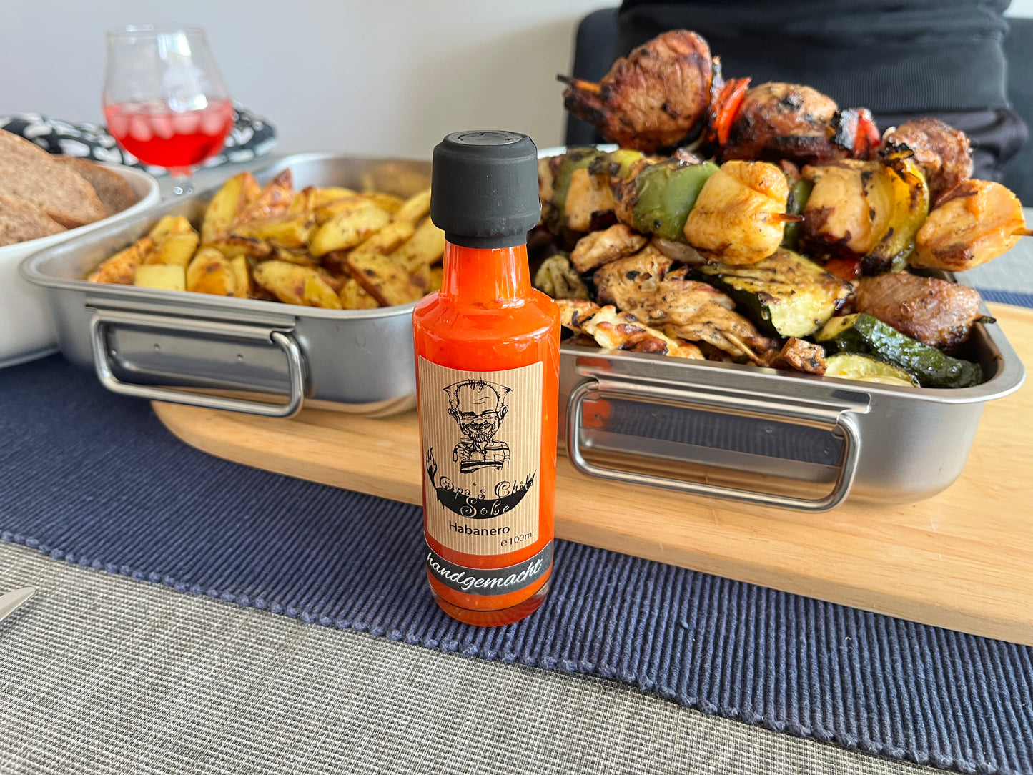 Opa-Set groß – 4x Chili, 100 % Geschmack + Chilipulver