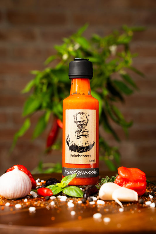 🌶️ Opas Chilisauce – Enkelschreck Schärfegrad: 10/10