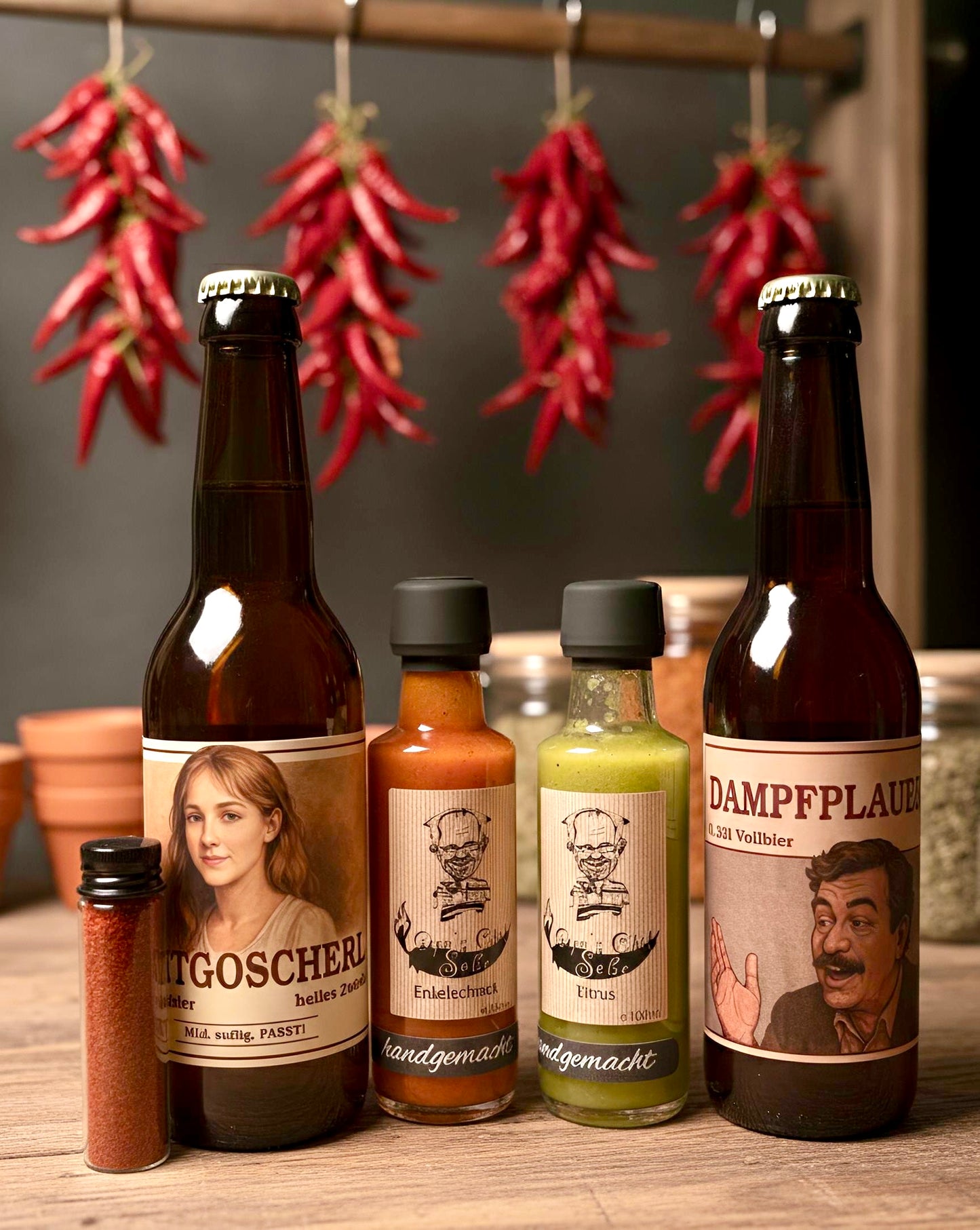 Opas Chiliwelt Bio Shirt Genuss-Set